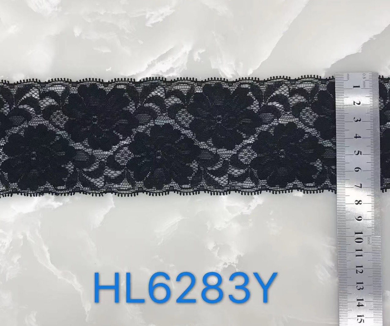 Nylon /spandex Ethnic elastic Lace Ribbon For Clothing Shoes Accessories