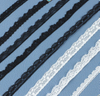 Nylon /spandex Ethnic elastic Lace Ribbon For Clothing Shoes Accessories