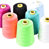 Sewing thread cone 60/2 polyester tailor material thread high tenacity colorful threads clothes sewing