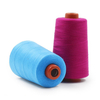 Sewing thread cone 60/2 polyester tailor material thread high tenacity colorful threads clothes sewing