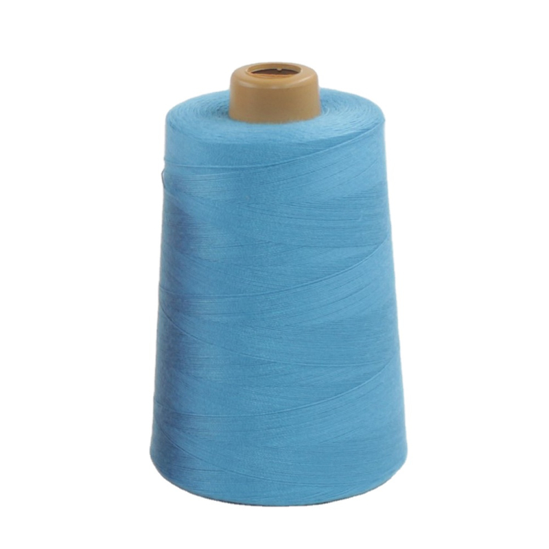 Sewing thread cone 60/2 polyester tailor material thread high tenacity colorful threads clothes sewing