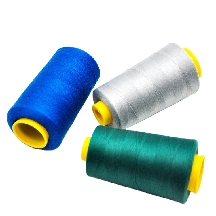 White Sewing Spun Polyester Thread 30/2 sewing supplies for Weaving and sewing